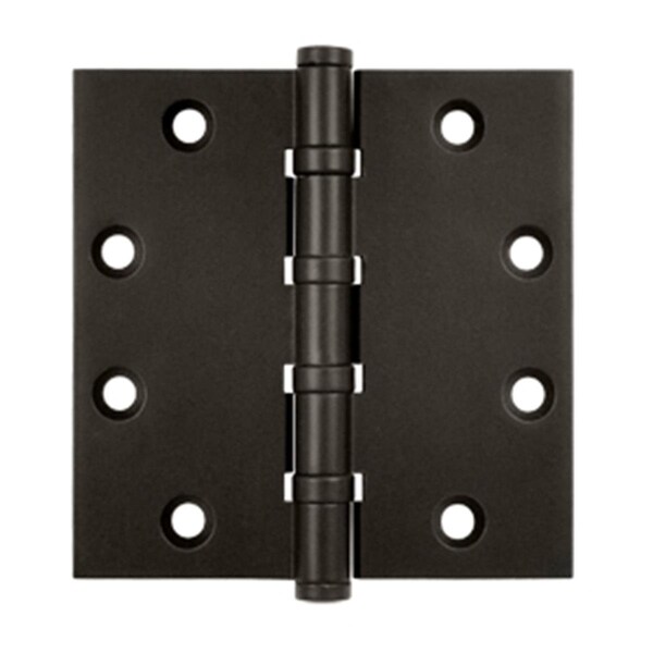 Patioplus 4.5 x 4.5 in. Square Ball Bearings Hinges, Oil Rubbed Bronze - Solid - PA931616