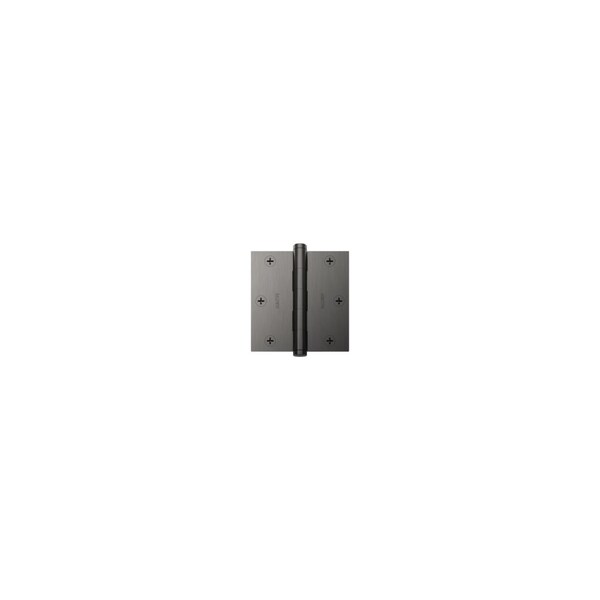 Baldwin Estate Baldwin 3-1/2in x 3-1/2in - 5/8in Radius Mortise Hinge Graphite Nickel Finish - 1135076I