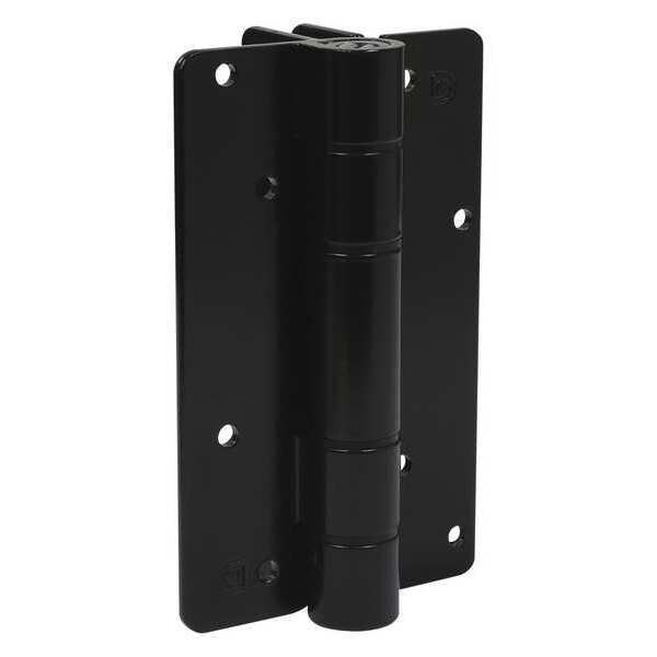 Kwikfit Glass Door Hinge, Aluminum, Screw-On Mounting, 3 1/2 in Leaf W x 5 3/4 in Leaf H, Gloss - KF3ABLS