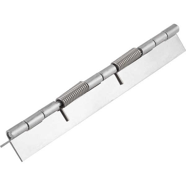 Kipp Spring Hinge Spring Open A=40, B=180, Form:A Without Hole, Steel Bright - K1176.4018000