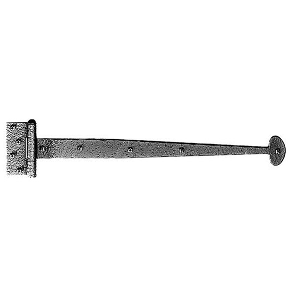 Acorn Mfg Acorn  19-5/8 Bean Strap Hinge, Black Iron - RIHBP