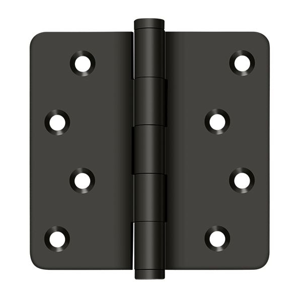 Deltana Oil Rubbed Bronze Radius Hinge - DSB4R410B-RZ