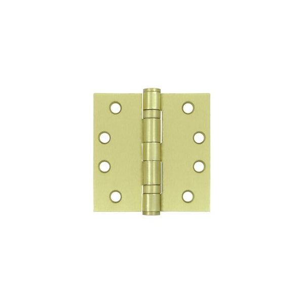 Deltana S44HDBB4 HD Square Hinges Brushed Brass, 10PK - S44HDBB4-XCP10