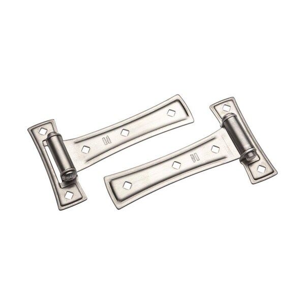 National Mfg 7 in. Ornamental T Hinge, Satin Nickel - 5006362
