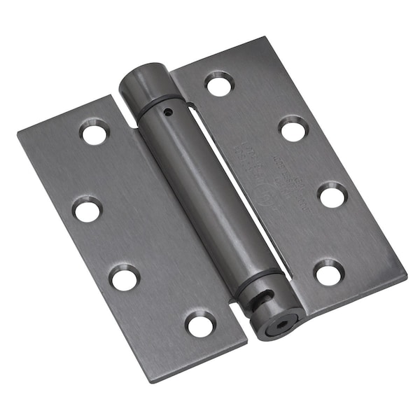 Richelieu 4 12inch 114 mm Full Mortise Adjustable Spring Hinge, Antique Nickel - 5823ANB1
