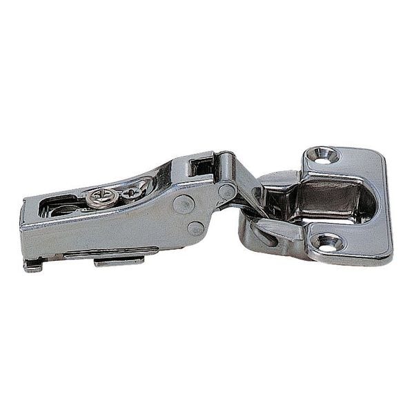 Lamp Concealed Hinge, 304 Stainless Steel, Screw on Mounting, 7/8 in Leaf W x 2 1/8 in Leaf H, polished - 304B-46/14