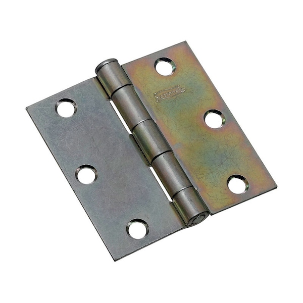 National Hardware National Hardware 3 in. L Zinc-Plated Broad Hinge 2 pk - N195-651