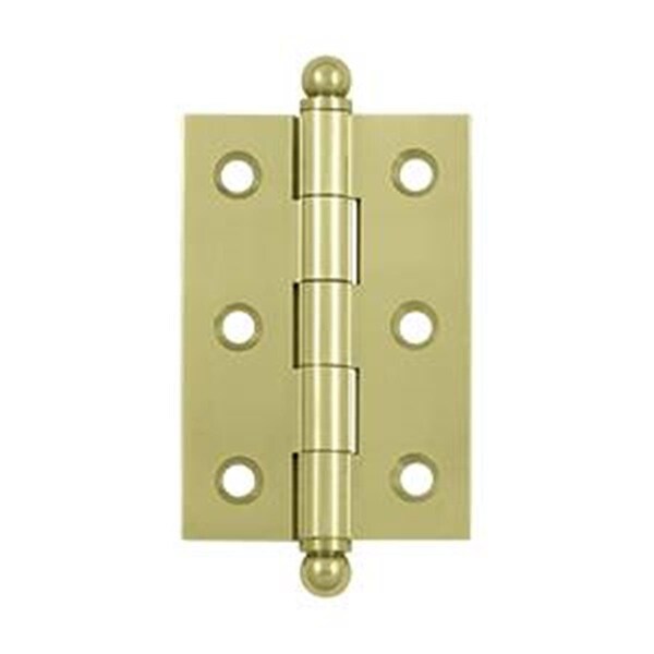 Patioplus 2.5 x 1.68 in. Hinge with Ball Tips- Unlacquered Bright - PA3237440