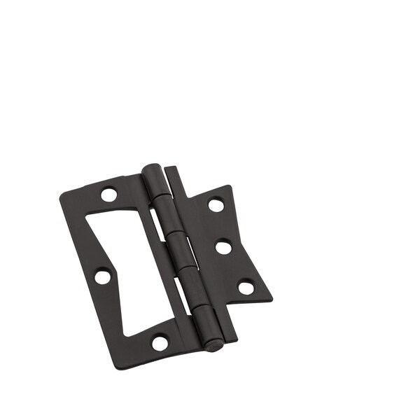 National Hardware National Hardware 3 in. L Oil Rubbed Bronze Surface-Mounted Hinge 2 pk - N830-436