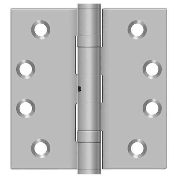 Deltana Satin Stainless Steel Door and Butt Hinge, Holes per Leaf: 4 - SS44NBU32D