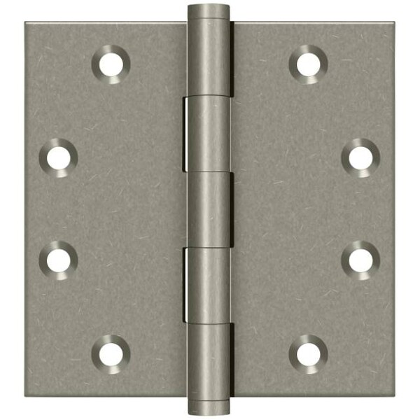 Deltana White Bronze Light Door and Butt Hinge, Holes per Leaf: 4 - DSB4510WL