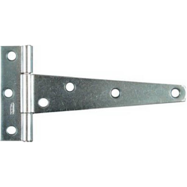 Eat-In N128-587 4 in. Light T Hinge With Screws, Zinc, 2PK - EA569451