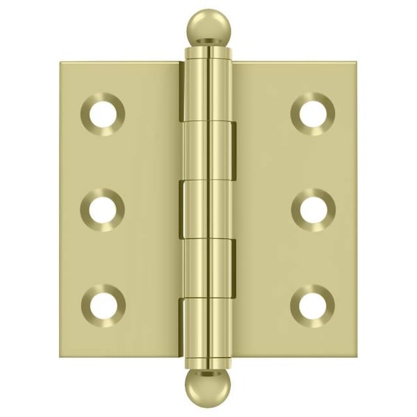 Deltana Bright Brass Door and Butt Hinge, Holes per Leaf: 3 - CH2020U3-UNL