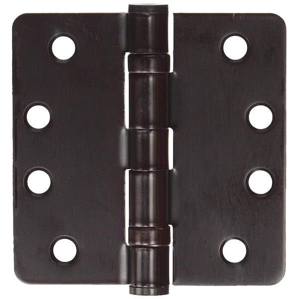 Patioplus 4 x 4 x 0.25 in. Radius Hinge Heavy Duty Steel - Oil Rubbed Bronze - PA696863