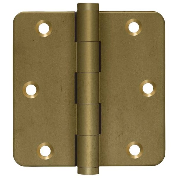 Deltana Bronze Medium Door and Butt Hinge, Holes per Leaf: 3 - DSB35R410BM-R