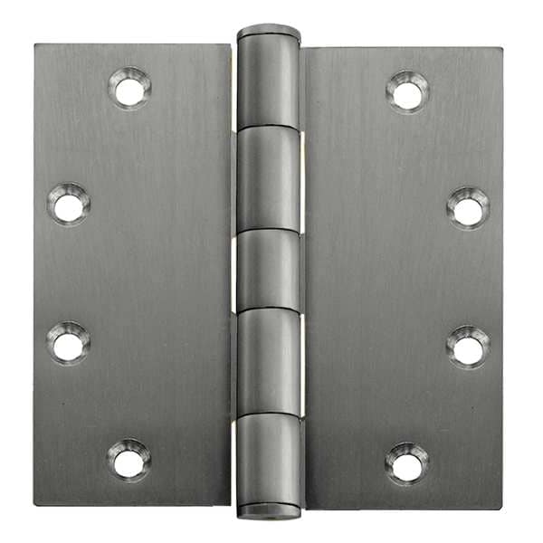 Best Door and Butt Hinge, Stainless Steel, Full Mortise Mounting, 2 in Leaf W x 4 1/2 in Leaf H, Satin - CB191NRP 4 5X4 5 DOOR HINGE   32D  STS