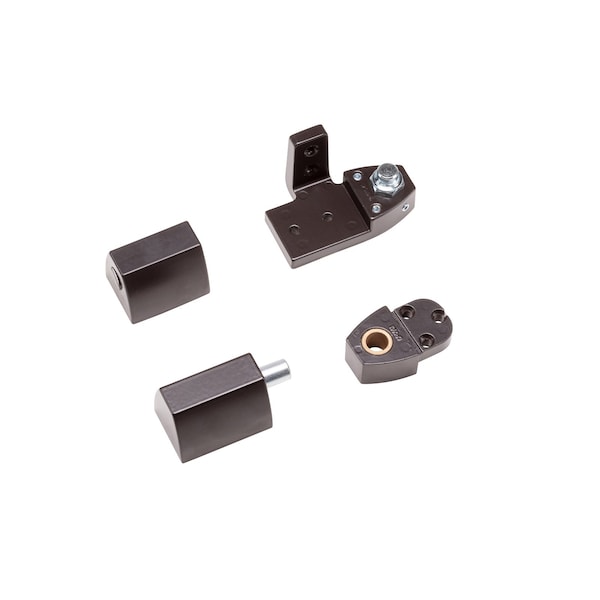 Global Door Controls Left-handed Arch/Vistawall Style Offset Pivotin Duranodic - TH1110OC-LH-DU