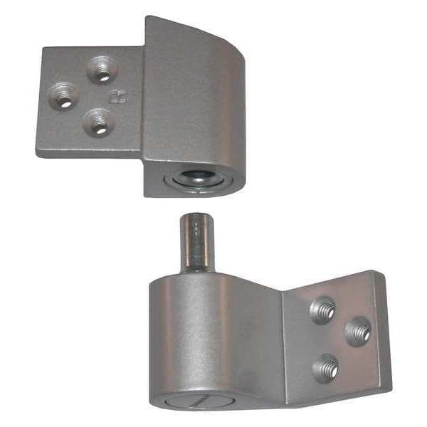 Kaba Ilco Pivot Hinge, Diecast Aluminum, Surface Mounting, 3/4 in Leaf H, Aluminum - IP-22-RH-AL  INTERMEDIATE PIVOT
