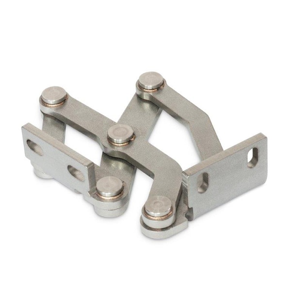 J.W. Winco GN7237-NI-40-R-MT Multiple-Joint Hinge - 7237-NI-40-R-MT