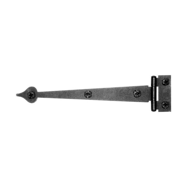 Acorn Mfg Acorn 6-1/2 in. L Black Strap Hinge 2 pk - AIJBQ