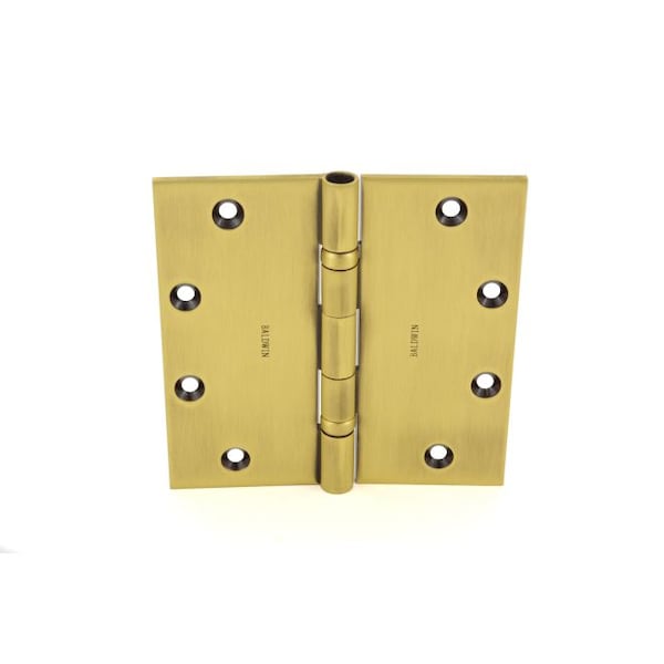 Baldwin Estate Satin Brass with Brown Full Mortise - 1051.060.I
