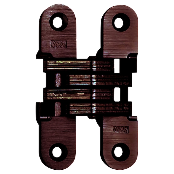 Soss Closer Invisible Hinge, 1-3/8 in Door Thickness, 20 Min UL Rated, US10B - 216ICUS10BL