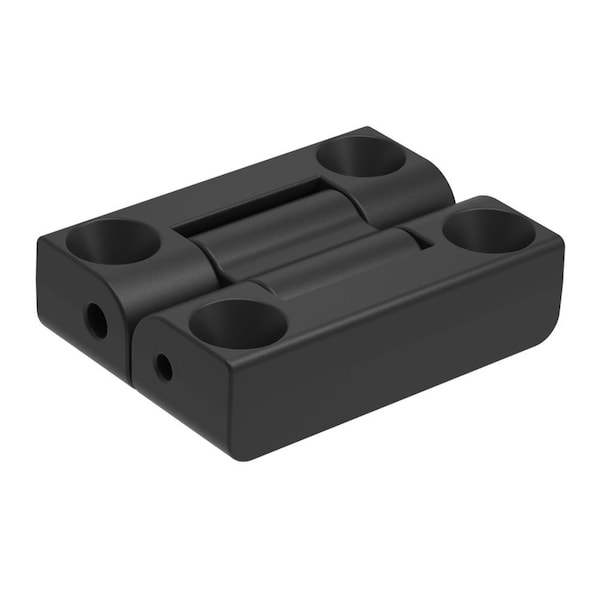 Southco Articulating Constant Torque Hinge, 20in.lb Torque, Aluminum Alloy, Black - AH-2E-2020A2-50