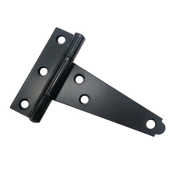 Prime-Line Tee Hinge, 3 in. Long Leaf, Steel Construction, Black Painted Finish 2 Pack - MP11382-2
