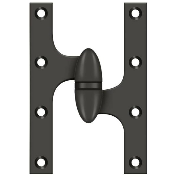 Deltana Oil Rubbed Bronze Door and Butt Hinge - OK6040B10B-R