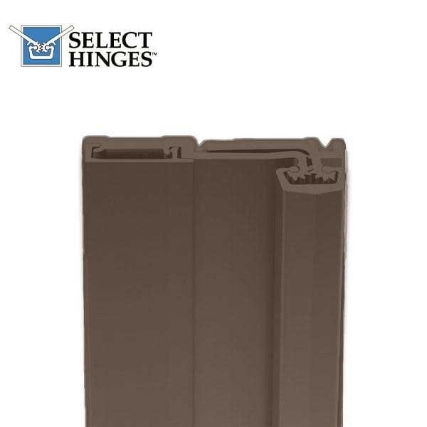 Select Hinges Select-Hinges85" Geared Full Surface Continuous Hinge - Swing clear - 1/32" Door Inset - Dark Bronze - SLH-21-85-BR-HD