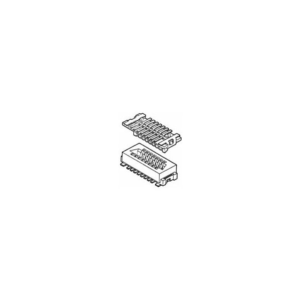 Fci Board Stacking Connector, 51 Contact(S), 2 Row(S), Female, Straight, 0.039 Inch Pitch, Surface - 91931-21151LF