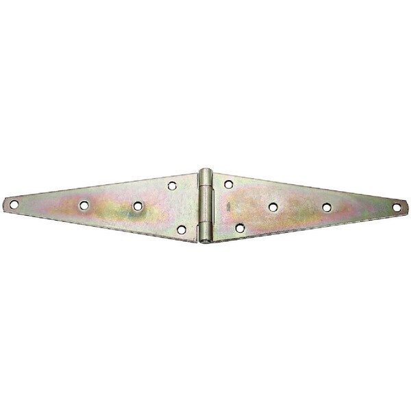 National 4.60 In. x 12 In. Zinc Heavy-Duty Strap Hinge - N127910