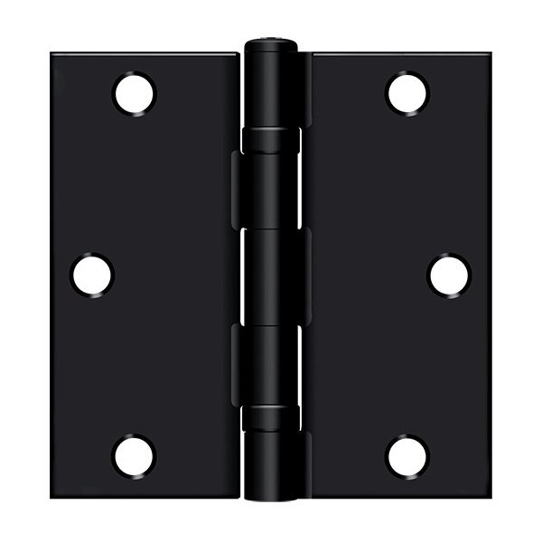 Deltana Black Door and Butt Hinge - S35BBU1B-R