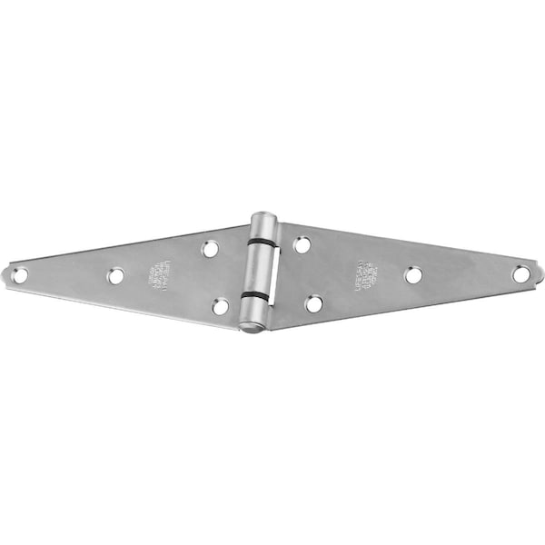 National 2.43 In. x 6 In. Zinc Heavy-Duty Strap Hinge - N128074