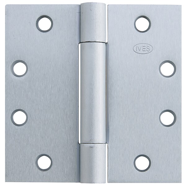 Ives Concealed Bearing Butt Hinge, 5" x 4-1/2", Square, 652, Heavy - 3CB1HW 5.0X4.5 652