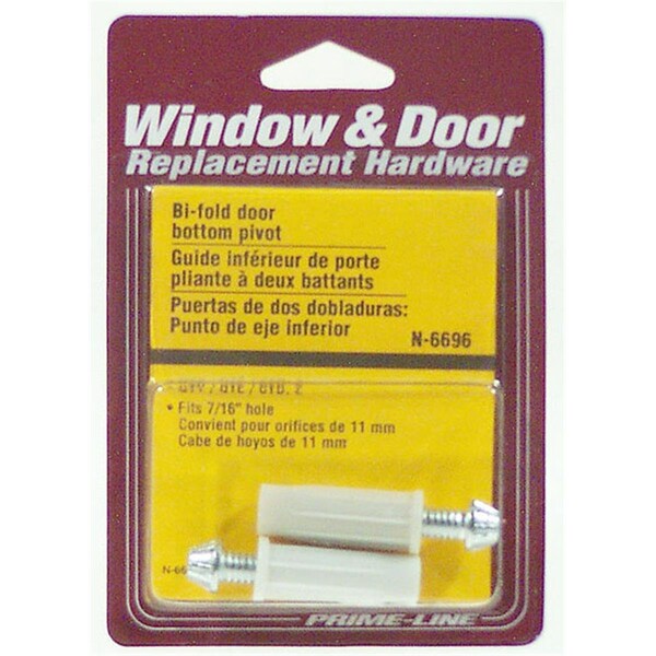 Prime-Line Prime Line Products Bi-Fold Door Bottom Pivot  N6696 - N6696