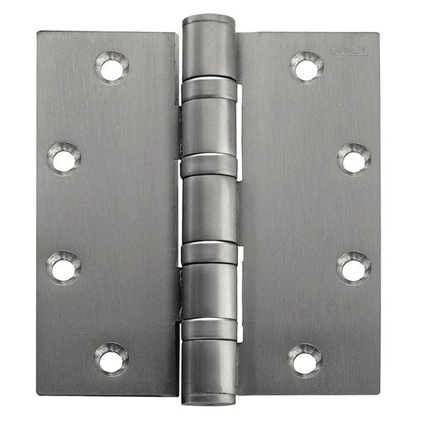 Best Door and Butt Hinge, Stainless Steel, Full Mortise Mounting, 1 3/4 in Leaf W x 4 in Leaf H, Satin - FBB199 4 5X4  DOOR HINGE  32D  STS