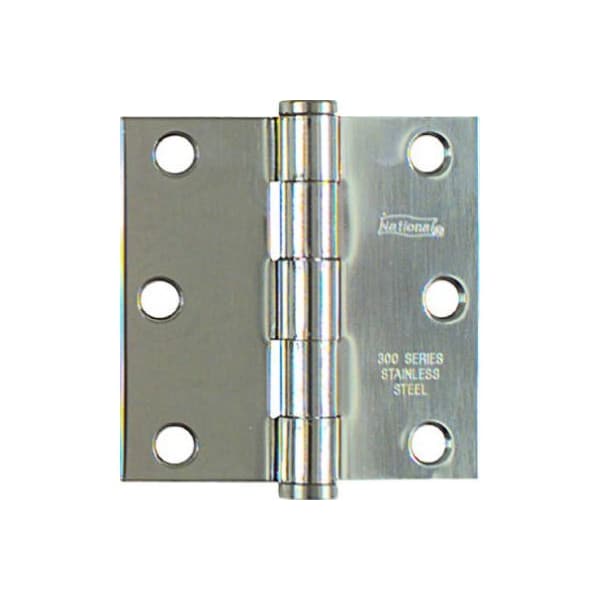 National Mfg/Spectrum Brands Hhi 3x3 SS SQ Corn DR Hinge - N276-980