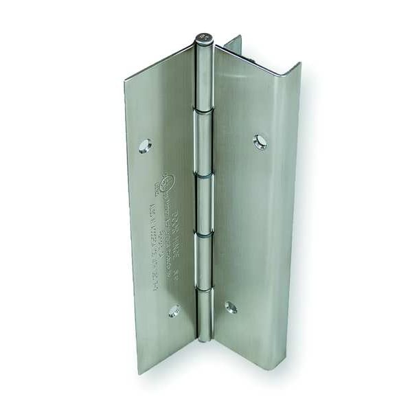 Markar Piano Hinge, Stainless Steel, Adjustable Mounting, 1 3/4 in Leaf W x 7 ft Leaf H, Satin - HG305-001-630