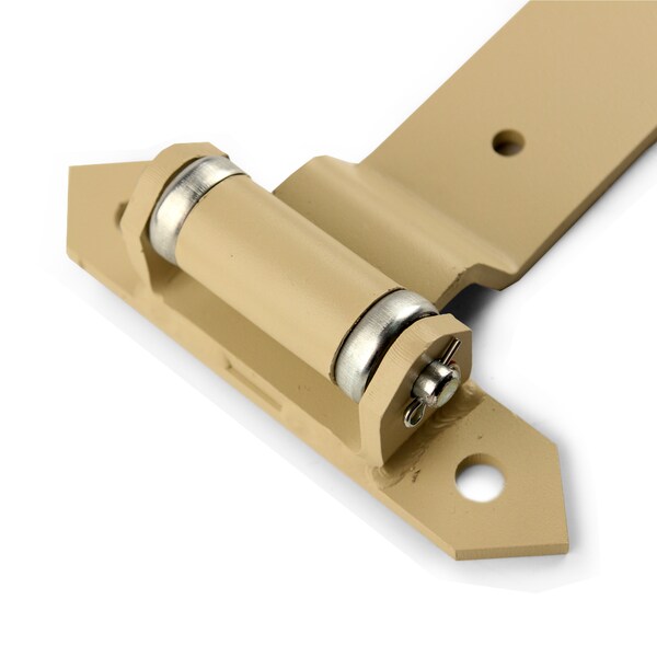 Richards-Wilcox 1035 Long Ball-Bearing Strap Hinge - 19 Long - Powder Coated - 1035.0027