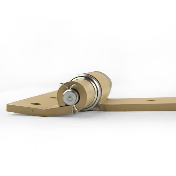 Richards-Wilcox Ball-Bearing Strap Hinge, 24 Long - Powder Coated - 434.00288