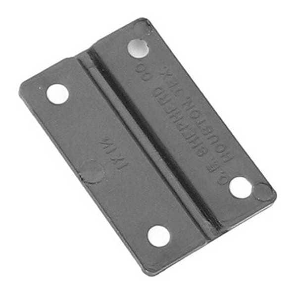 Monroe Pmp Door and Butt Hinge, Plastic, Surface Mounting, 1 in Leaf W x 1 1/2 in Leaf H, Black Enamel - LPB100150