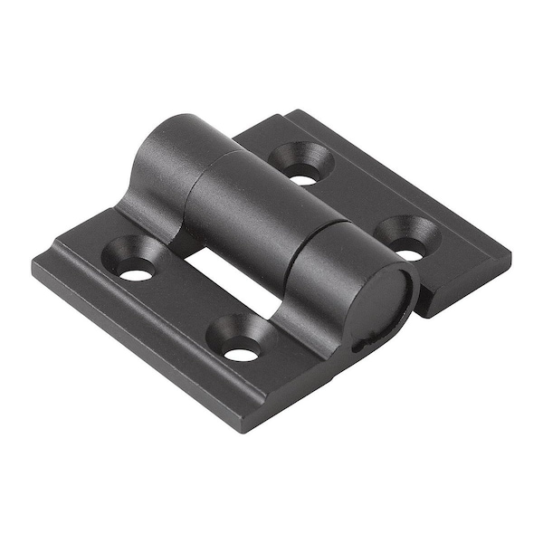 Kipp Hinge W. Detent 35X30, Aluminum Black Anodized, A1=21, B1=15 - K1197.35301