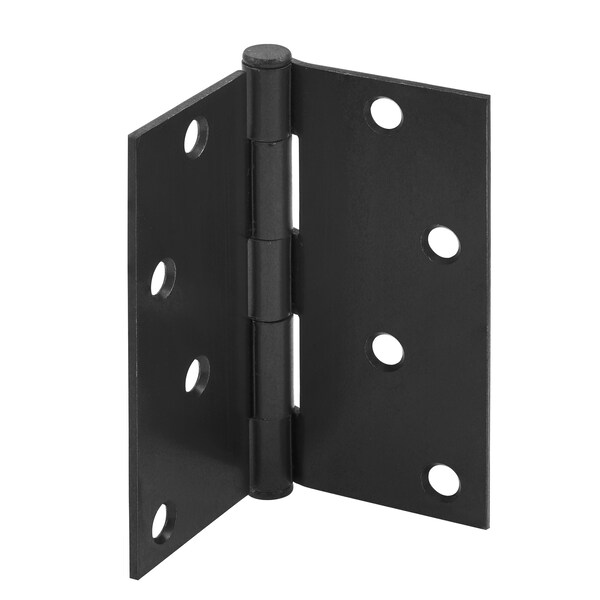 Prime-Line Door Hinge Residential Smooth Pivot, 4 in. with 5/8 in. Radius Corners, Oil Rubbed Bronze 3 Pack - U 1150373
