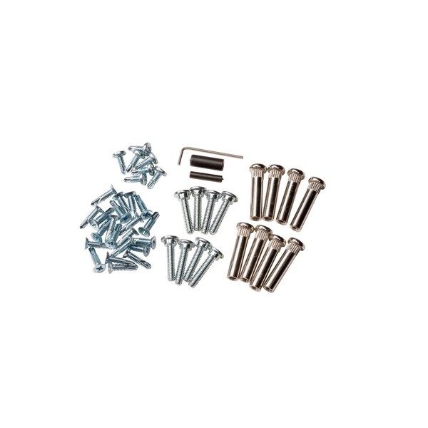 Global Door Controls 4 in Leaf W x 2 in Leaf H, Silver - THI-1195LFHD-AL