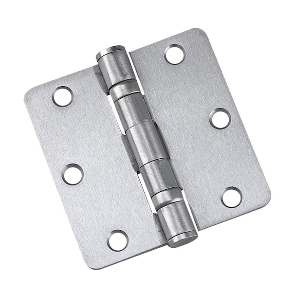 Richelieu 2Pack 3 12inch 89 mm Full Mortise Ball Bearing Butt Hinge, Brushed Chrome - 42821BCB