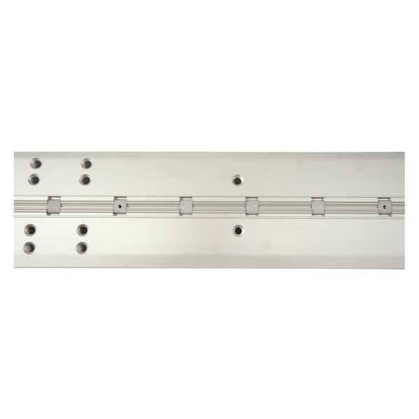 National Guard Piano Hinge, Bronze, Concealed Mounting, 1 15/16 in Leaf W x 95 in Leaf H, Anodized Aluminum - HD2400A-95