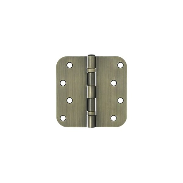 Deltana S44R5BB5 5/8 Radius Hinge Antique Brass, 10PK - S44R5BB5-XCP10