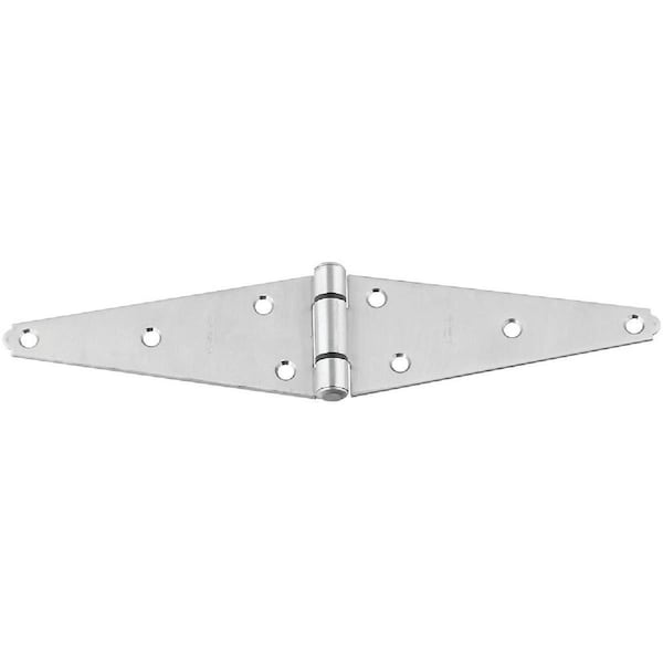 National 6 In. Stainless Steel Heavy Strap Hinge - N342485