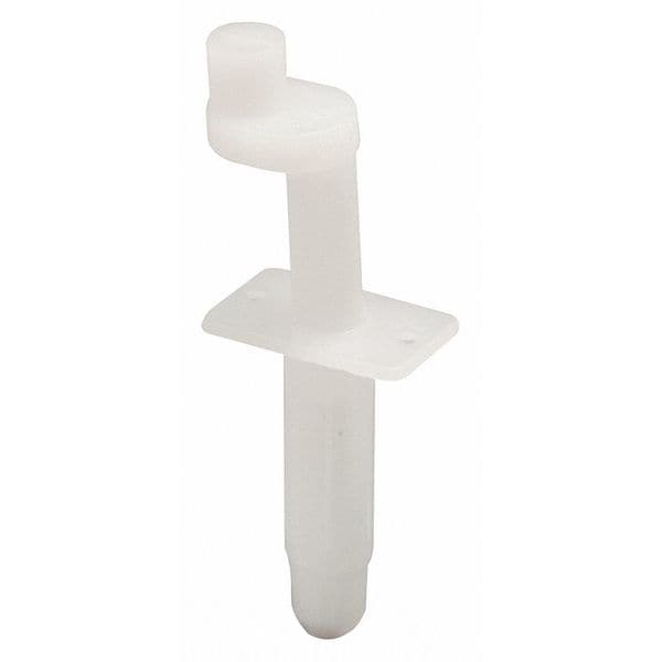 Primeline Tools Bi-Fold Door Top Pivot, 3/8 in. Offset Pivot, Nylon, White Finish (2 Pack) - N 6982